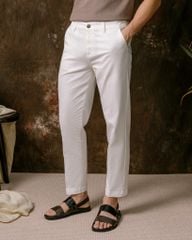 Quần Jeans Dài By Cotton Trousers Trắng