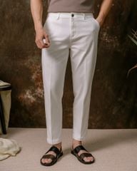 Quần Jeans Dài By Cotton Trousers Trắng