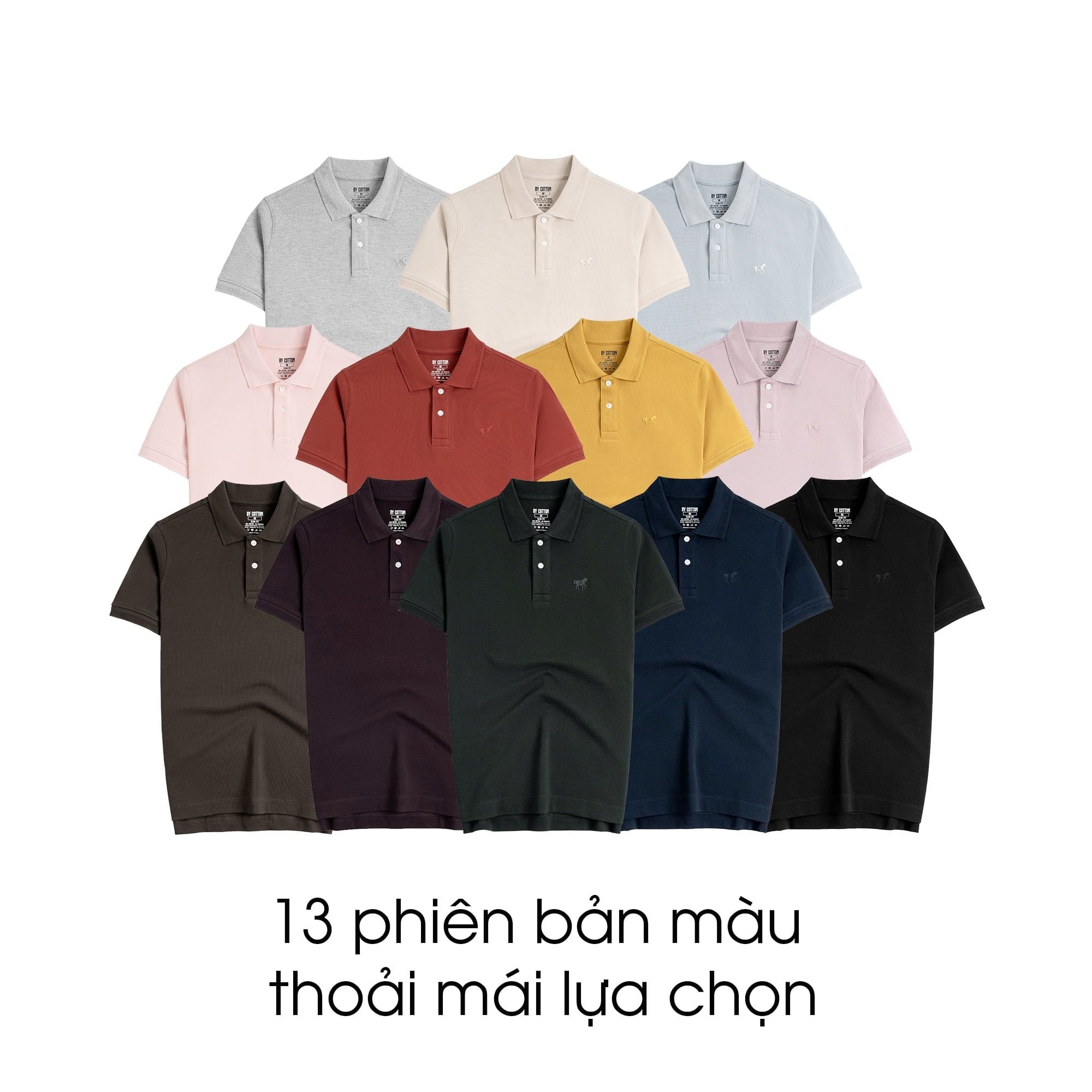Áo Thun Polo By Cotton Basic Pique 2.0