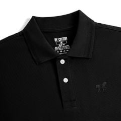 Áo Thun Polo By Cotton Basic Pique 2.0 - Đen