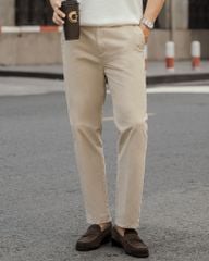 Quần Dài By Cotton Trousers Kaki Cream