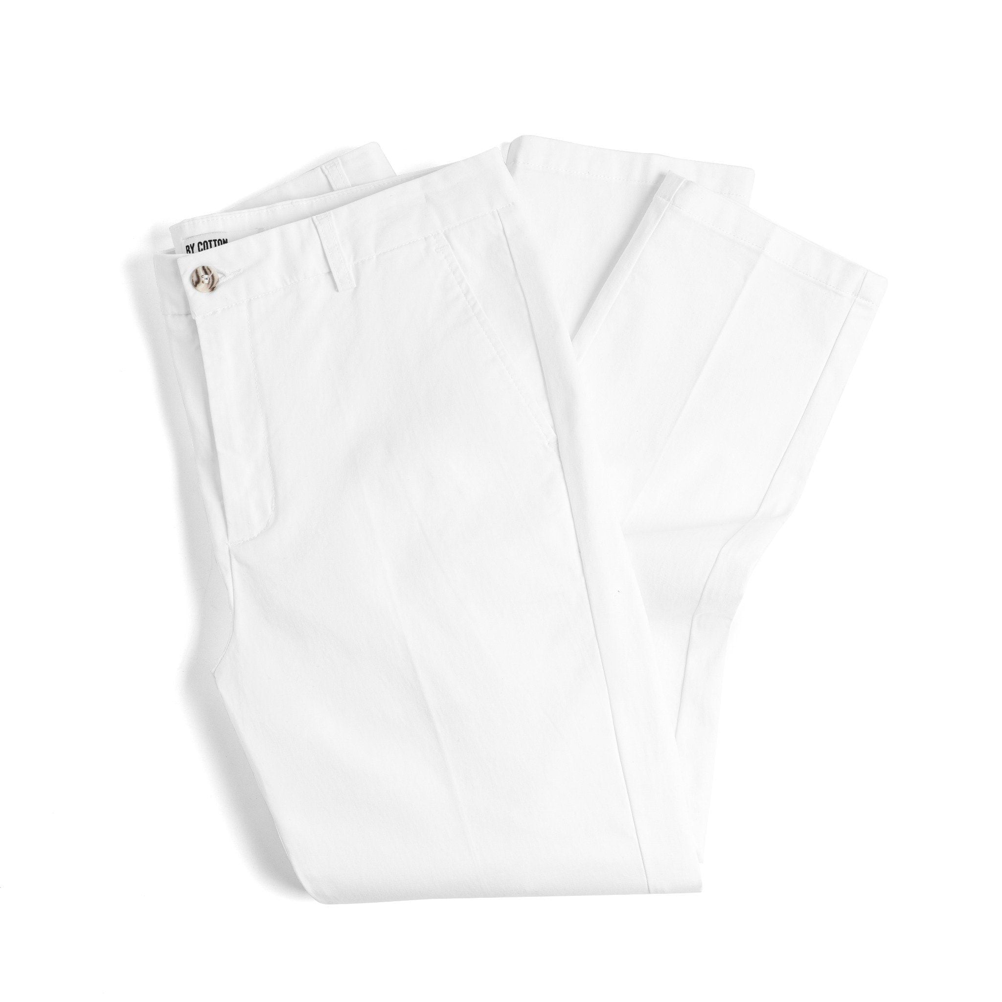 Quần Dài By Cotton Trousers Kaki White