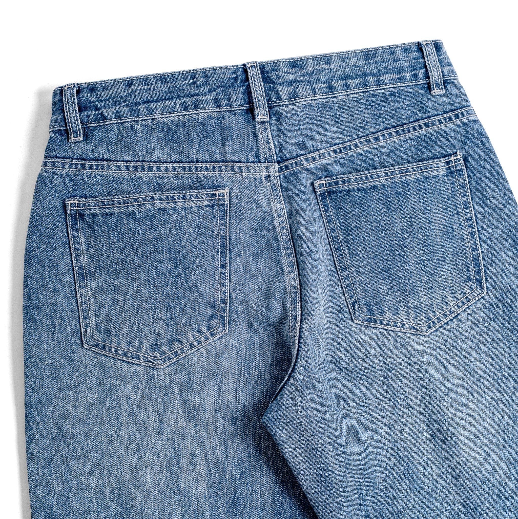 Quần Jeans Dài By Cotton - Carrot Fit - Xanh Đậm SS1