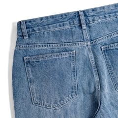 Quần Jeans Dài By Cotton - Carrot Fit - Xanh Đậm SS1