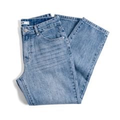 Quần Jeans Dài By Cotton - Carrot Fit - Xanh Đậm SS1