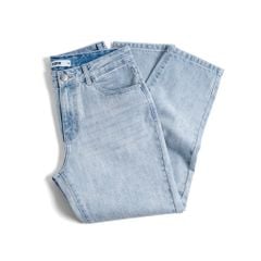 Quần Jeans Dài By Cotton - Carrot Fit - Xanh Nhạt SS1