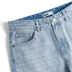 Quần Jeans Dài By Cotton - Carrot Fit - Xanh Nhạt SS1