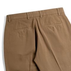 Quần Linen Dài Form Ống Đứng Màu Nâu