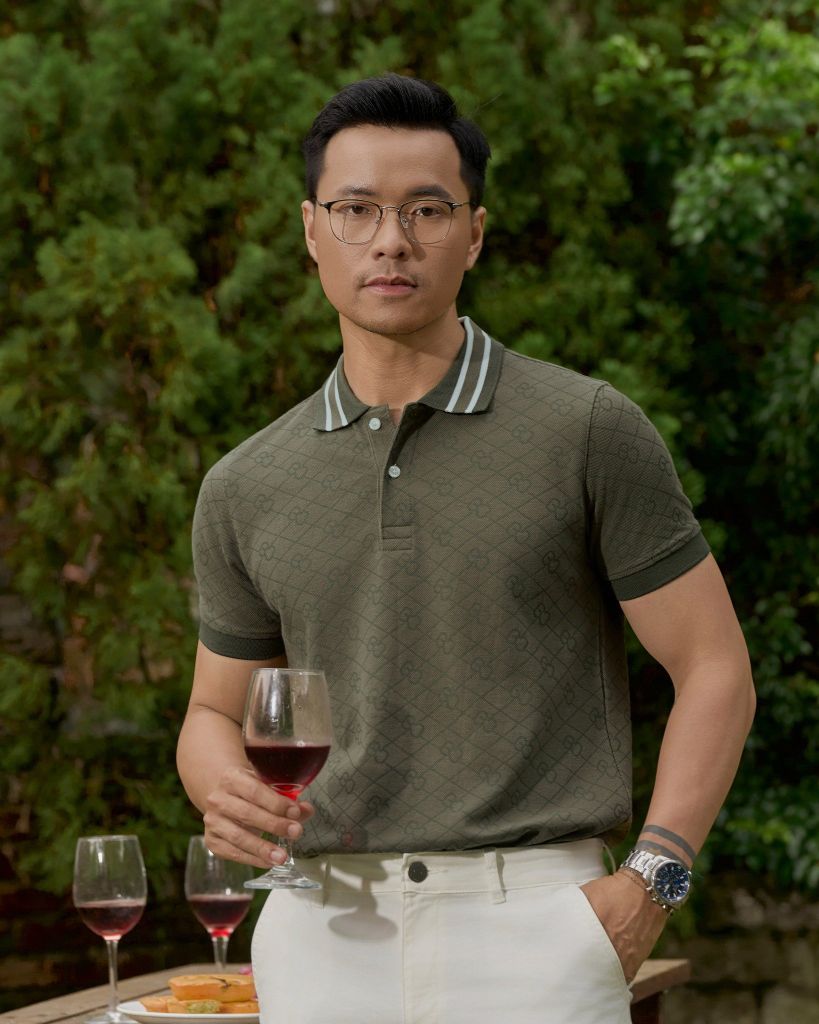 Áo Thun Polo Pique 2.0 - Monogram Dark Green 2025