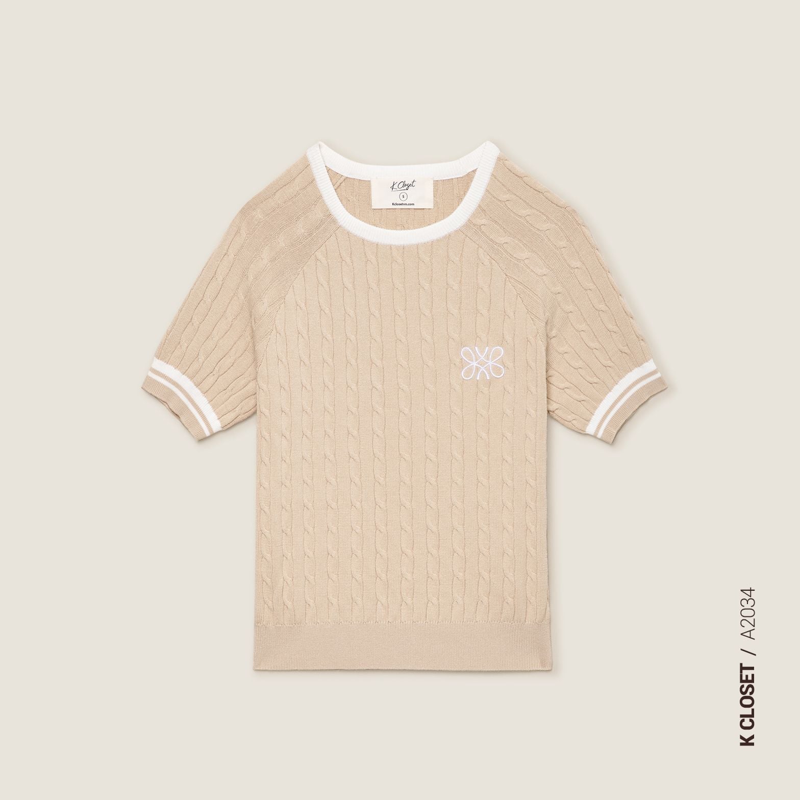  K Closet Knit Crew Neck Top 