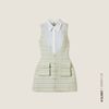  Chic Light Green Tweed Pocket Mini Dress - K CLOSET CRUISE 2026 