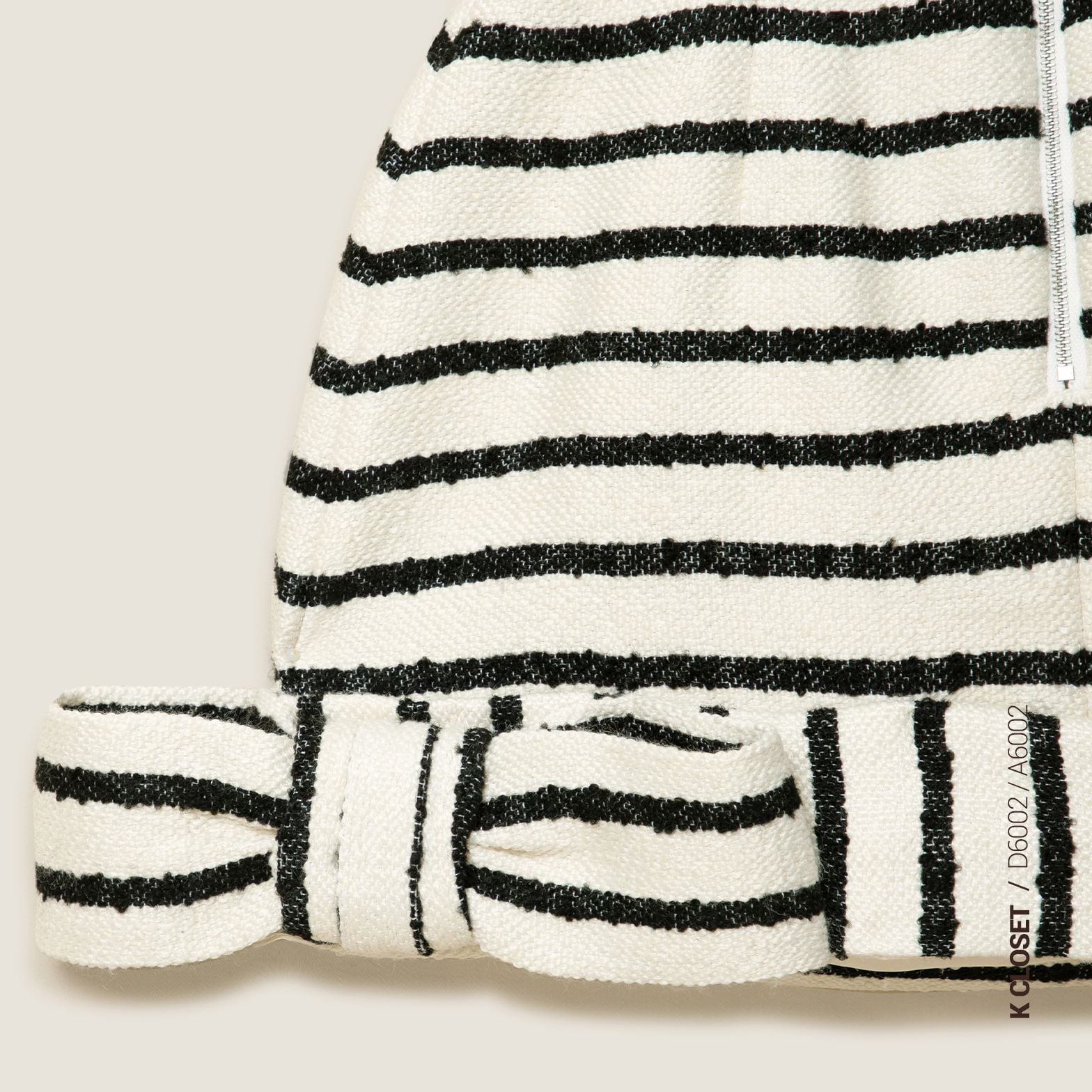  2 - Piece White Striped Tweed Mini Dress & Jacket Set - K CLOSET CRUISE 2026 