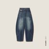  K Closet Long Curved-Leg Denim Pants 