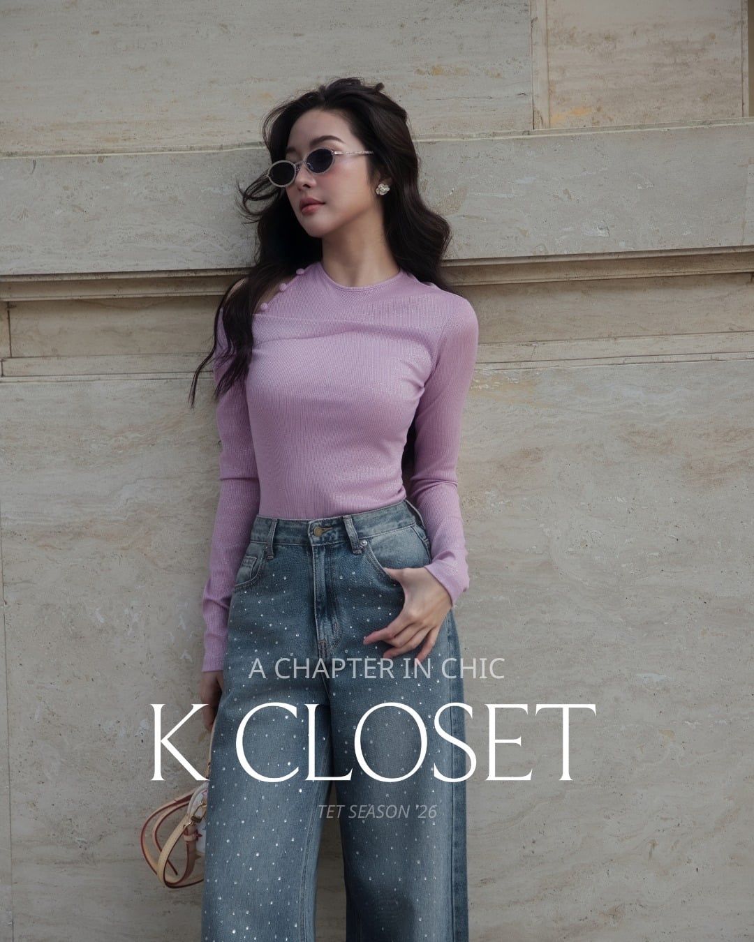  K Closet Elegant One Shoulder Knit Top 