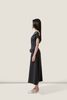  Twisted Off-Shoulder Dark Grey Jersey Dress – K CLOSET 26 