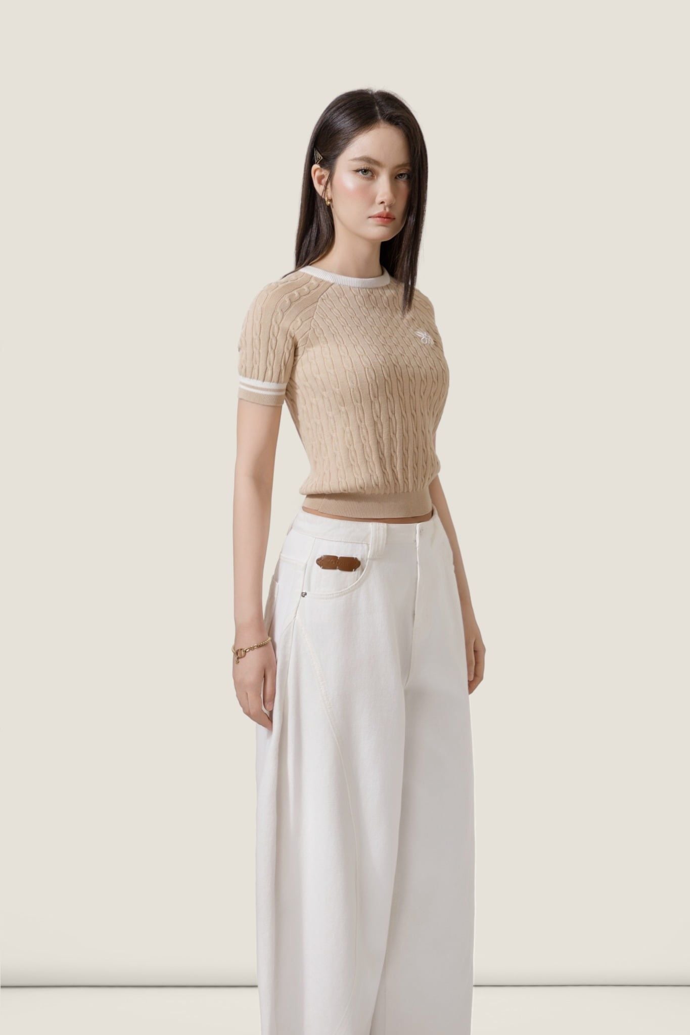  K Closet Knit Crew Neck Top 