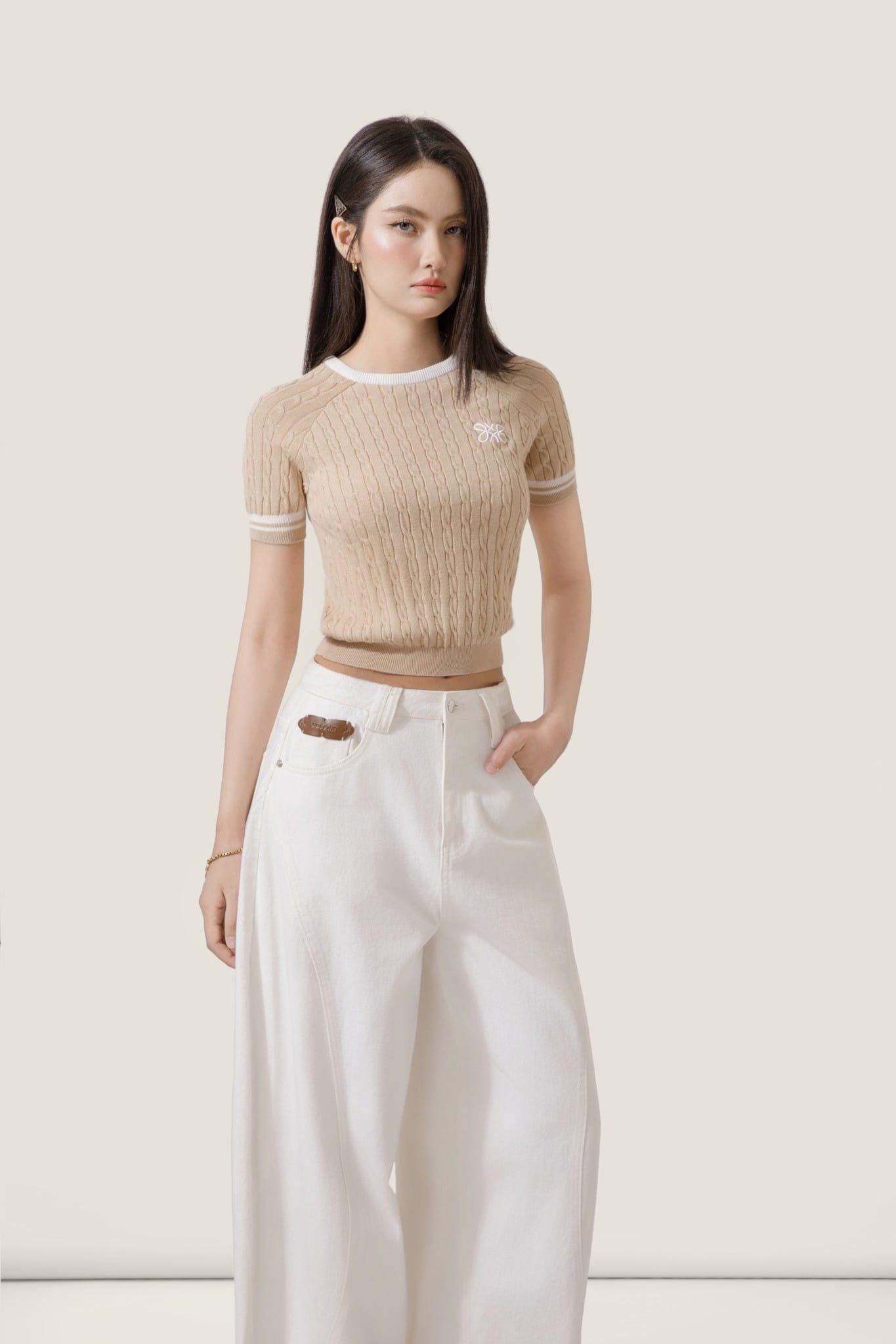  K Closet Knit Crew Neck Top 