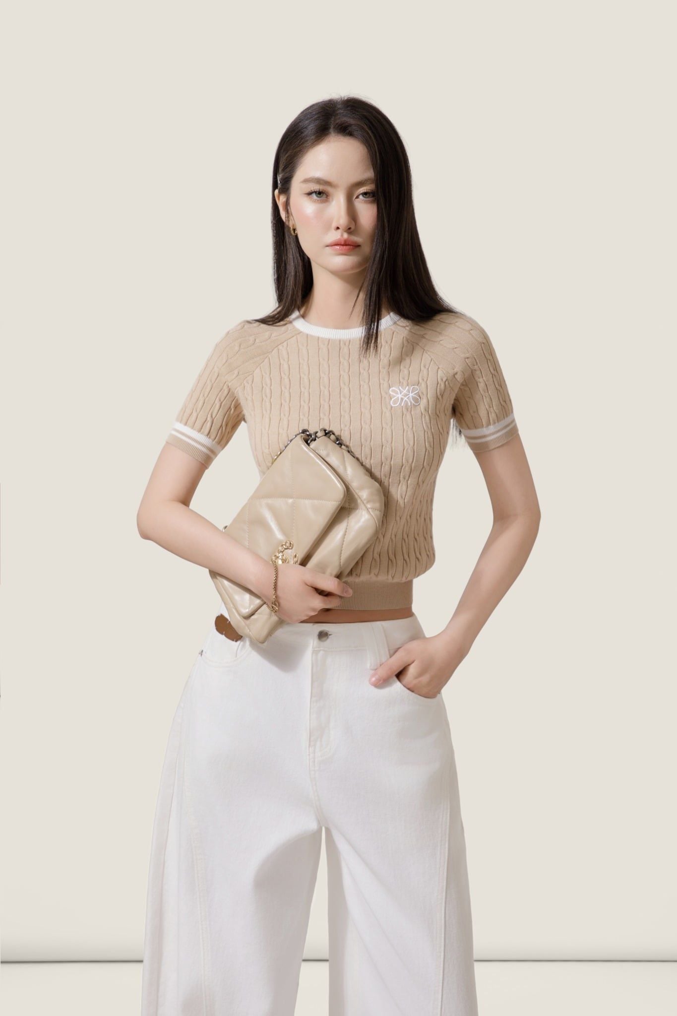  K Closet Knit Crew Neck Top 