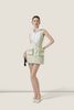  Chic Light Green Tweed Pocket Mini Dress - K CLOSET CRUISE 2026 