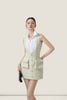  Chic Light Green Tweed Pocket Mini Dress - K CLOSET CRUISE 2026 