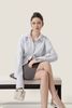  Bow-Waist Grey Tapta A-Line Mini Skirt – K CLOSET 