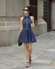  K Closet Sleeveless V-Neck Jeans Dress 
