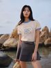  Ringer Ivory Cotton Signature Tee 