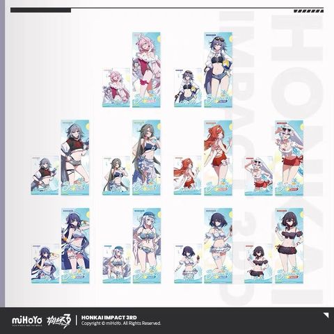  Bộ vé hologram & thẻ trong suốt chủ đề Hành Trình Mùa Hè vol.6 - Honkai Impact 3 