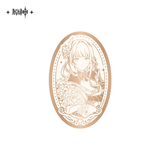  Huy hiệu kim loại chủ đề Kỷ Niệm 5 Năm - Genshin Impact 