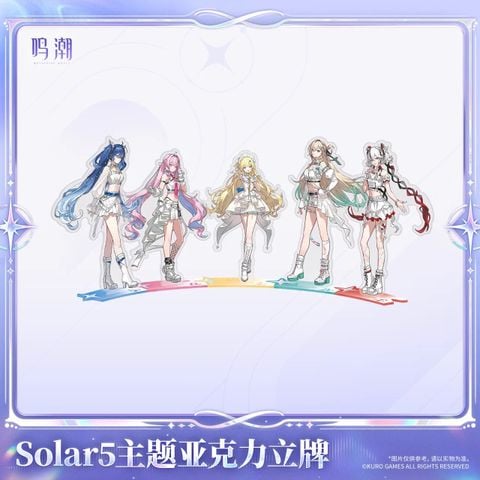  Standee acrylic chủ đề Solar 5 - Wuthering Wave 