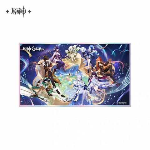  Giấy màu acrylic Kỷ Niệm 6 Năm - Genshin Impact 