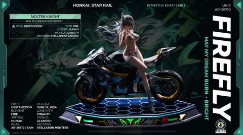  Firefly: Motorcycle - Honkai Star Rail - Xingyuan Studio 
