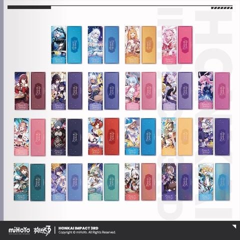  Bộ vé hologram Chúc Mừng Sinh Nhật năm 2025 - Honkai Impact 3 
