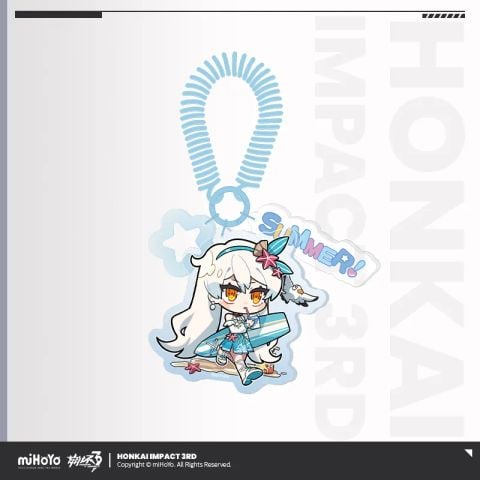  Móc khóa acrylic - Summer Companion series - Honkai Impact 3 