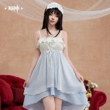  Bộ pijama nhân vật Columbina chủ đề Tiệc Trà Đêm Khuya - Genshin Impact 