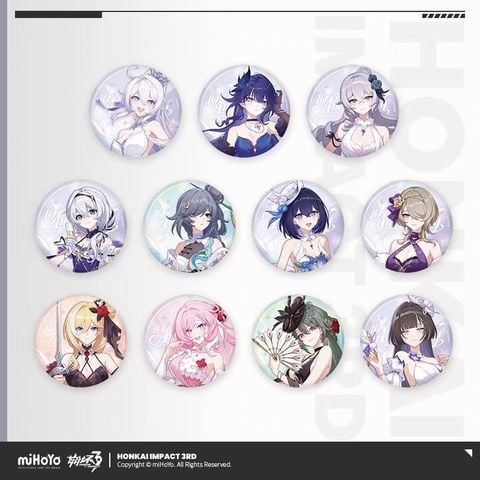  Hộp mù huy hiệu Kỷ Niệm 10 Năm - Honkai Impact 3 