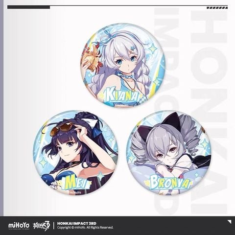  Bộ huy hiệu Mùa Hè - Stigmata series - Honkai Impact 3 