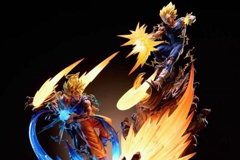  SSJ2 Goku Vs SSJ2 Vegeta - Dragon Ball - KD Collectibles 