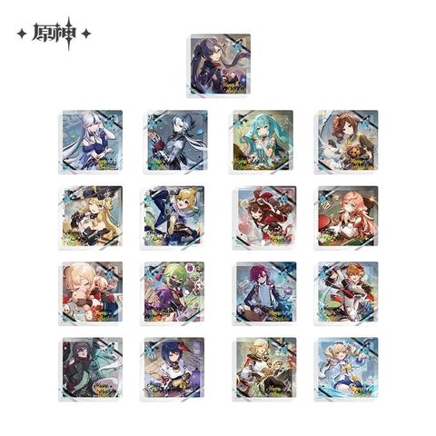  Lót ly acrylic chủ đề Ngày Định Mệnh năm 2025 - Genshin Impact 