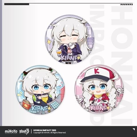  Huy hiệu Kiana chủ đề Kế hoạch nuôi dưỡng - Honkai Impact 3 
