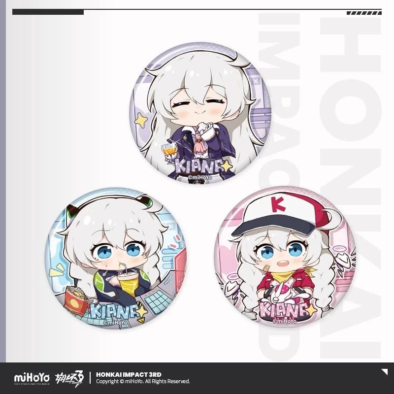  Huy hiệu Kiana chủ đề Kế hoạch nuôi dưỡng - Honkai Impact 3 