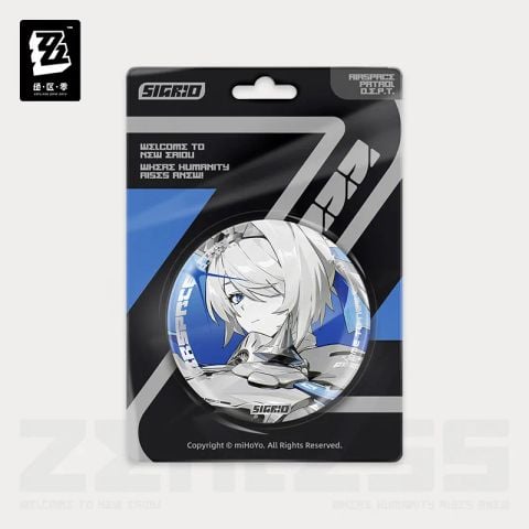  Huy hiệu tròn loạt phim Ý Cảnh phe phái Cục Tuần Tra Không Gian - Zenless Zone Zero 