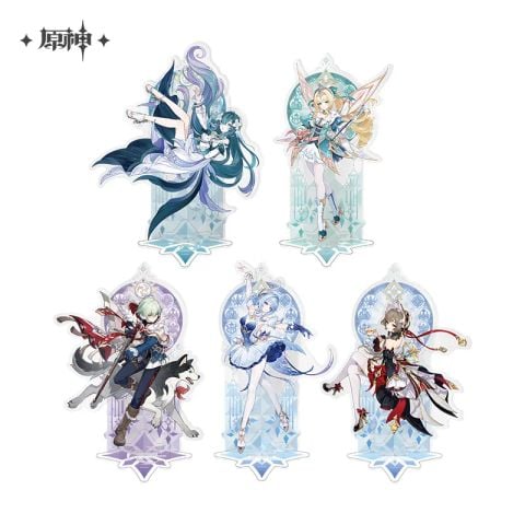  Standee nhân vật vùng đất Snezhnaya - Genshin Impact 