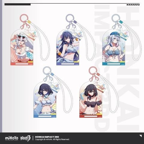  Móc khóa acrylic chủ đề Hành Trình Mùa Hè vol.6 - Honkai Impact 3 