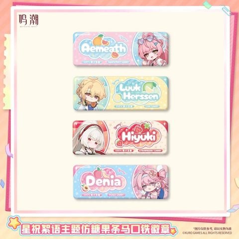  Huy hiệu candy bar chủ đề Star Blessing Whispers - Wuthering Waves 