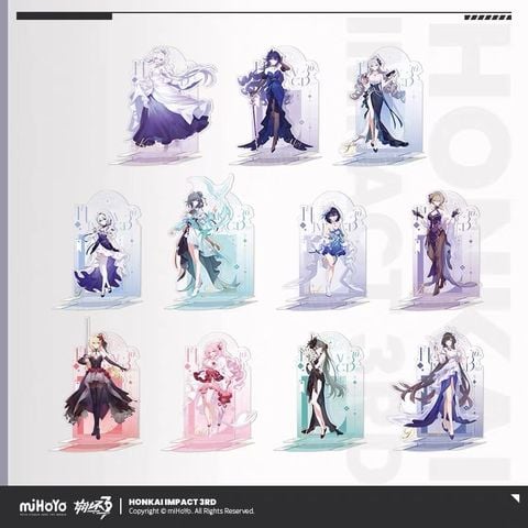  Standee acrylic Kỷ Niệm 10 Năm - Honkai Impact 3 
