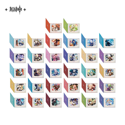  Giấy màu lật trang chủ đề Ngày Định Mệnh năm 2025 - Genshin Impact 