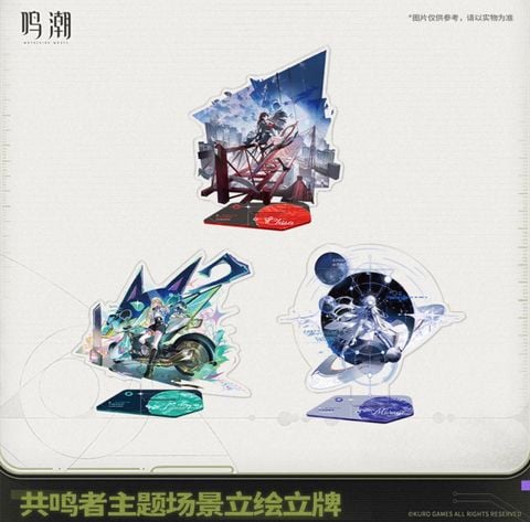  Standee chủ đề Resonator - We Who See the Stars - Wuthering Waves 