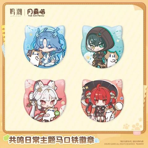  Huy hiệu tai mèo - Wuthering Waves x YUE XIN MEOW Collab 