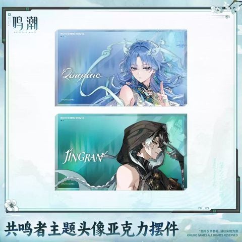  Khối acrylic - Lamplight In Mirage, Sword's Resolve In Heart - Wuthering Waves 